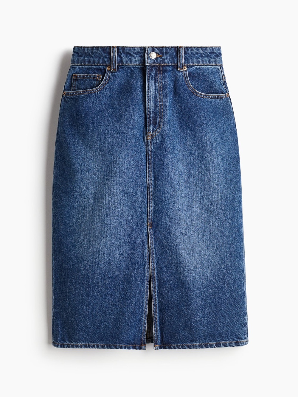 NWT H&M Denim Midi Skirt